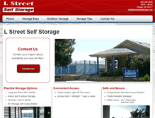 Tablet Screenshot of lstreetselfstorage.com